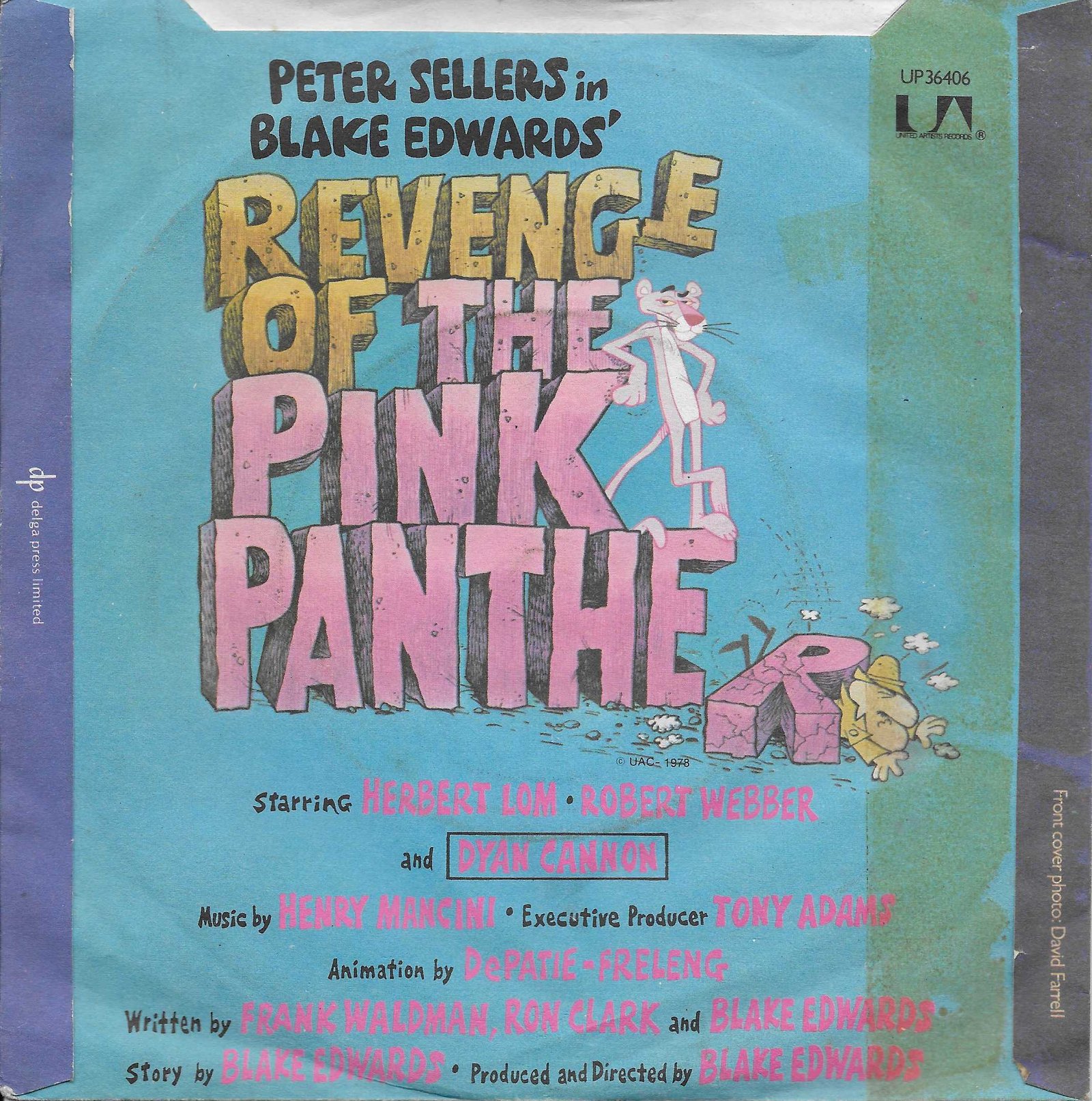 UP 36406 Thank Heaven for little girls Peter Sellers from ITV, Channel 4 and Channel 5 library Back cover of UP 36406